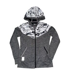 Zoot Full Zip Hoodie Women Small Gray Performance Running Cycling Jacket